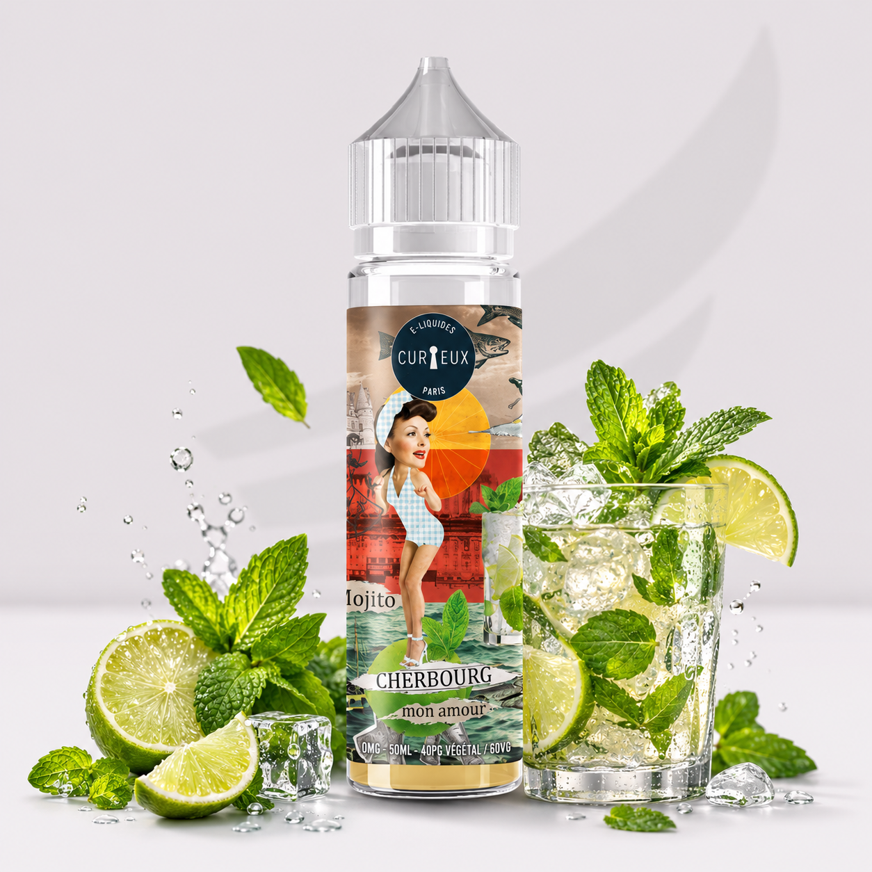 Cherbourg Mon Amour - 50ml - Hexagone - Curieux e-liquide Curieux E-liquides