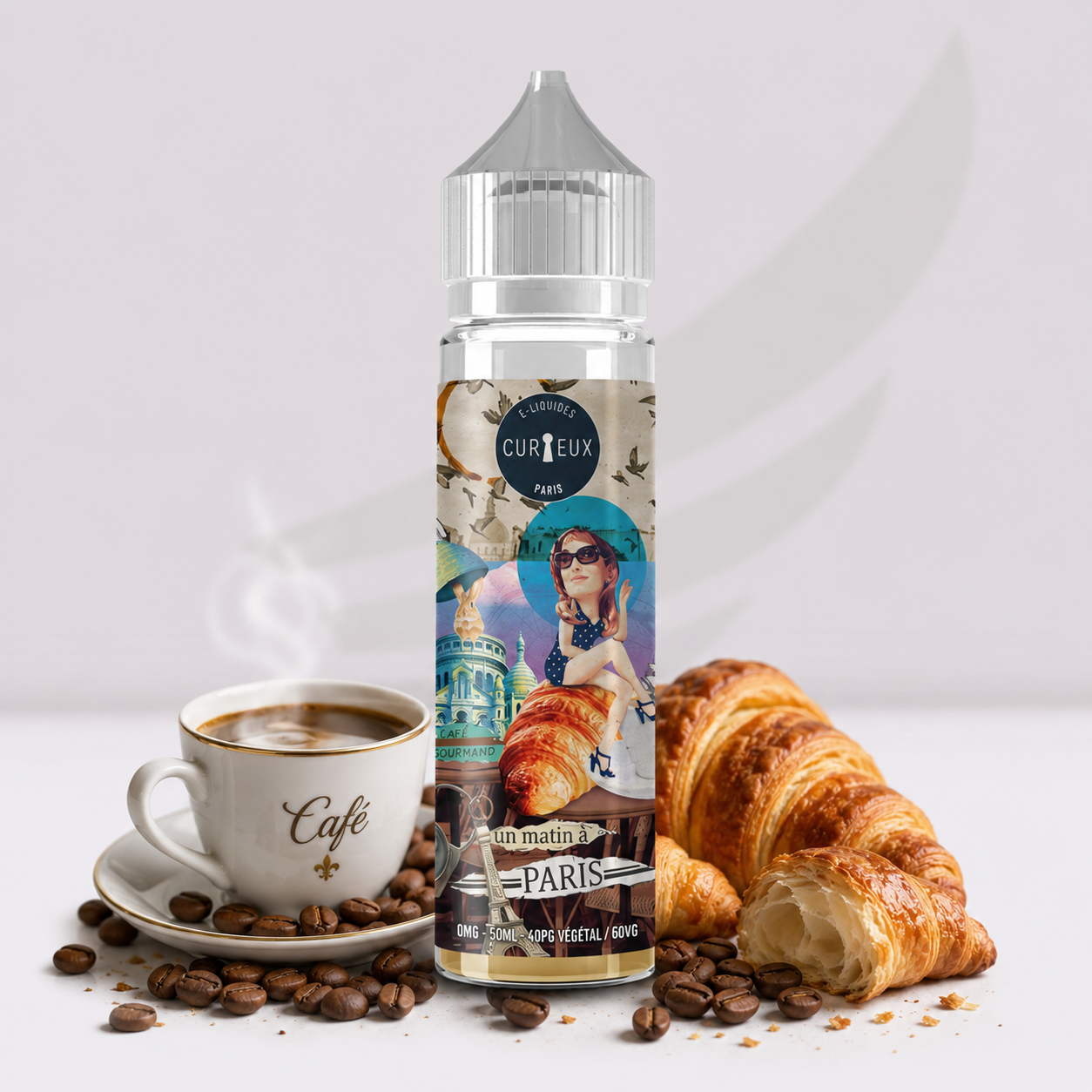 Un Matin à Paris - 50ml - Hexagone - Curieux e-liquide Curieux E-liquides