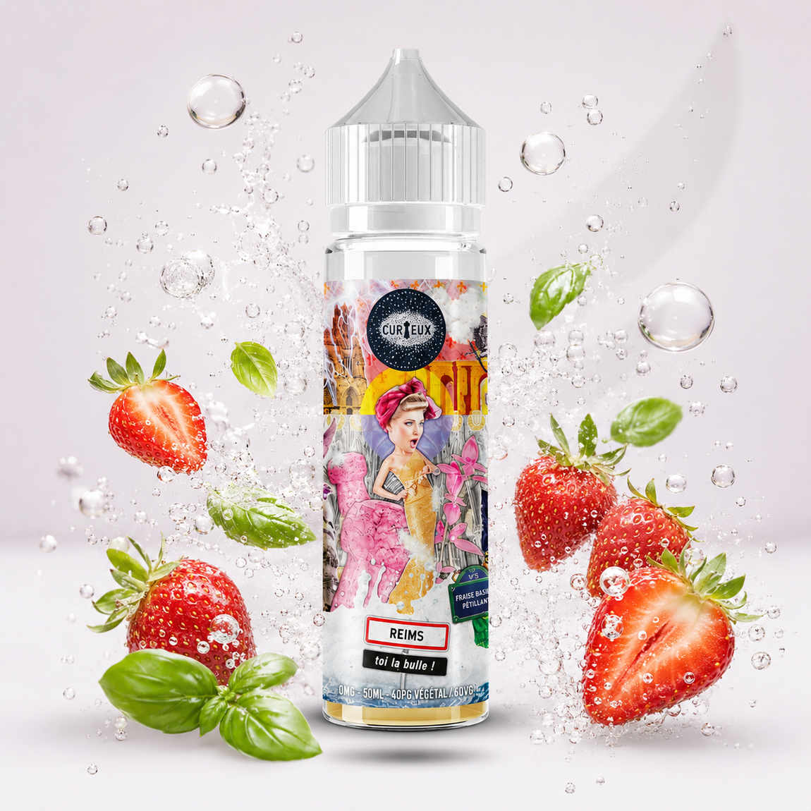 Reims-Toi la Bulle - 50ml - Hexagone  Curieux E-liquides