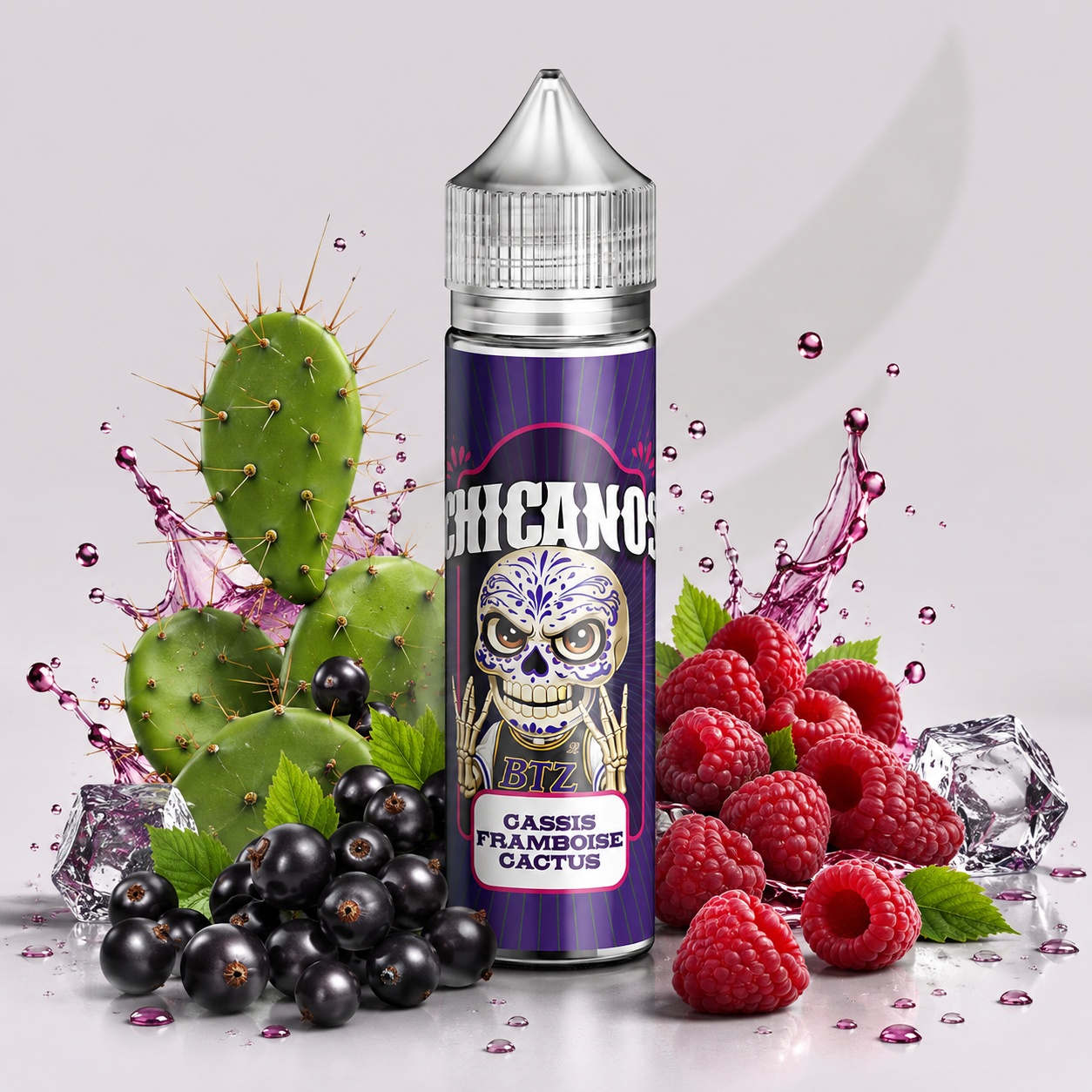 Cassis Framboise Cactus - 50ml - Chicanos Chicanos