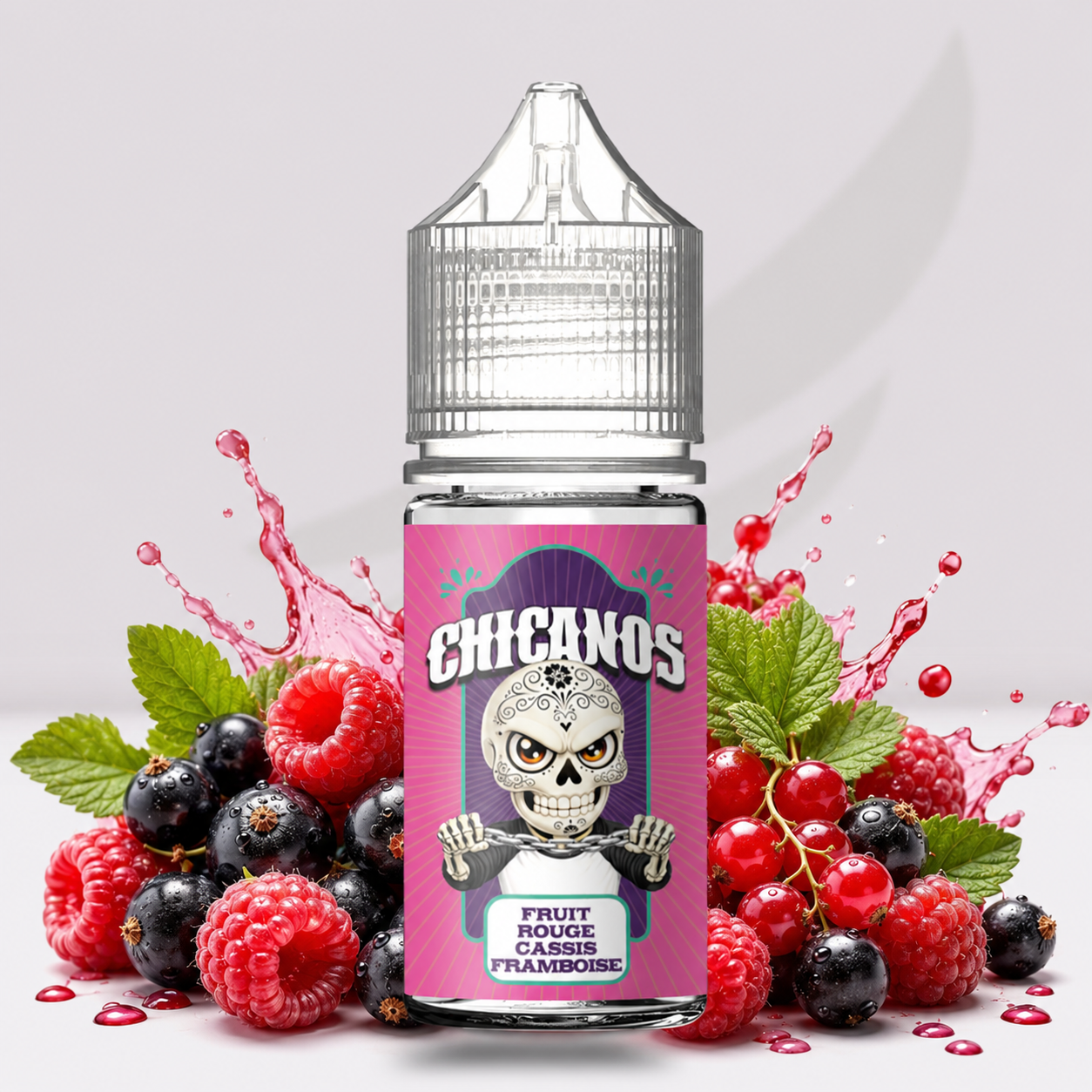 Arôme Fruits Rouges Cassis Framboise - 30ml - Chicanos Chicanos