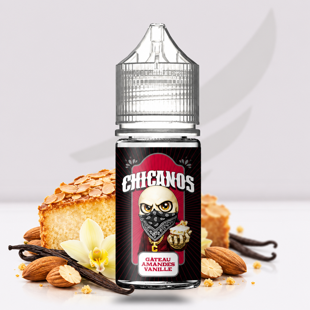 Arôme Gâteau Amandes Vanille - 30ml - Chicanos Chicanos