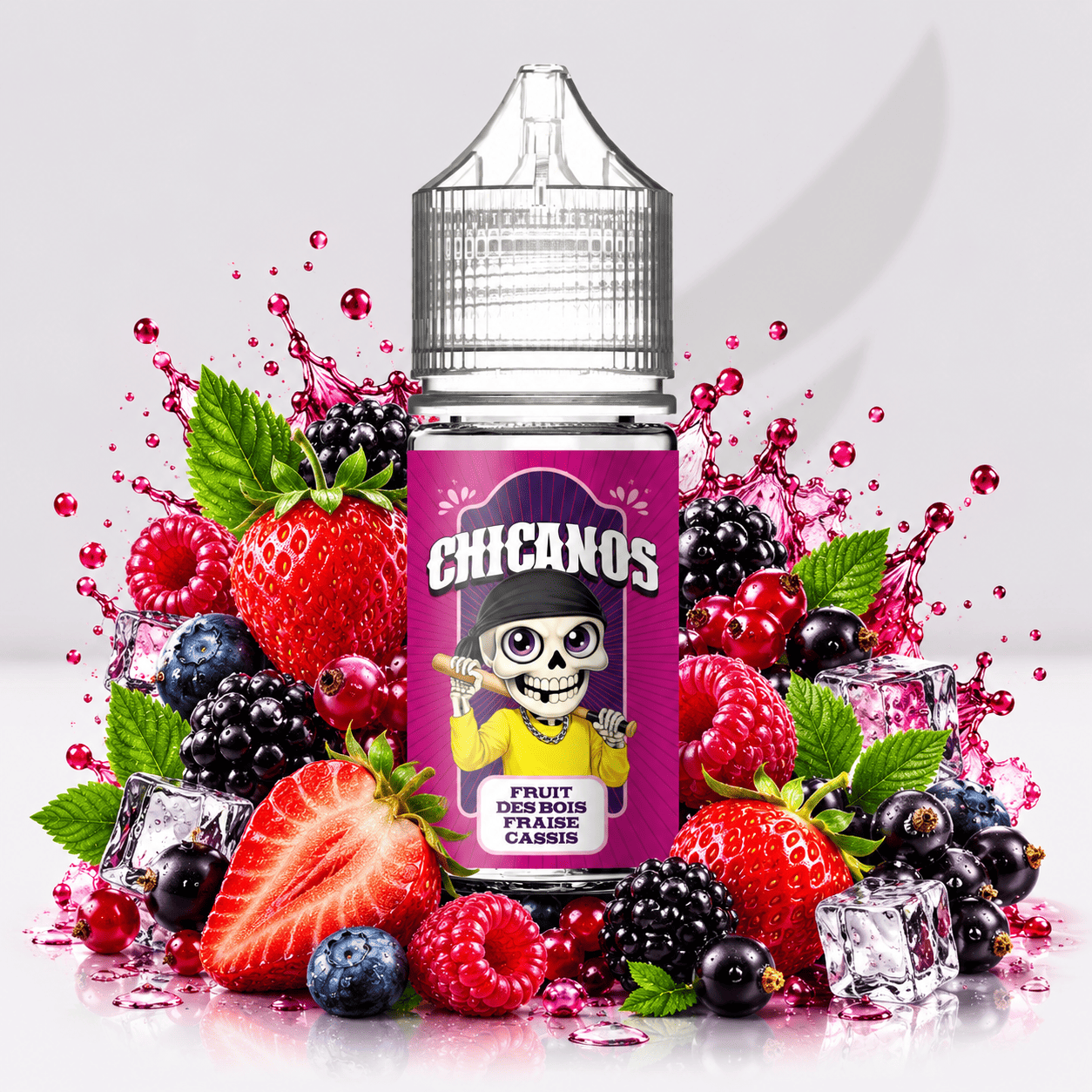 Arôme Fruits des Bois Fraise Cassis - 30ml - Chicanos Chicanos