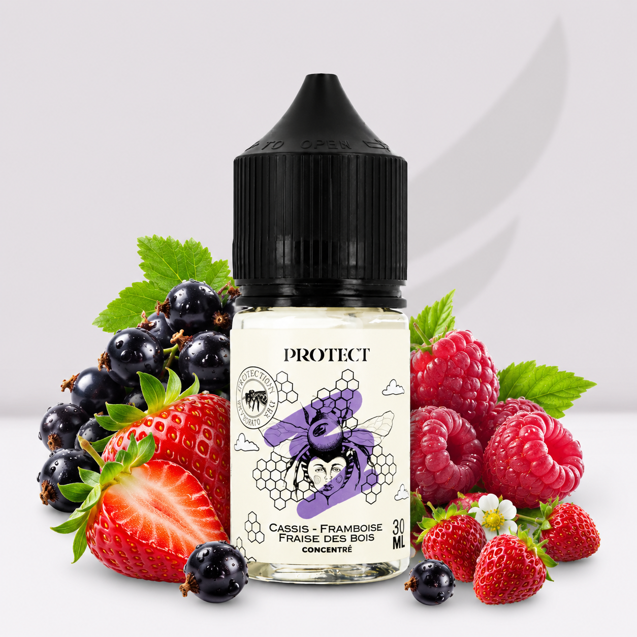 Arôme Cassis Framboise Fraises des Bois - 30ml - Protect Protect
