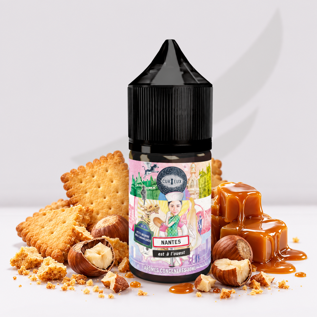 Arôme Nantes est à l'Ouest - 30ml - Curieux e-liquide Curieux E-liquides