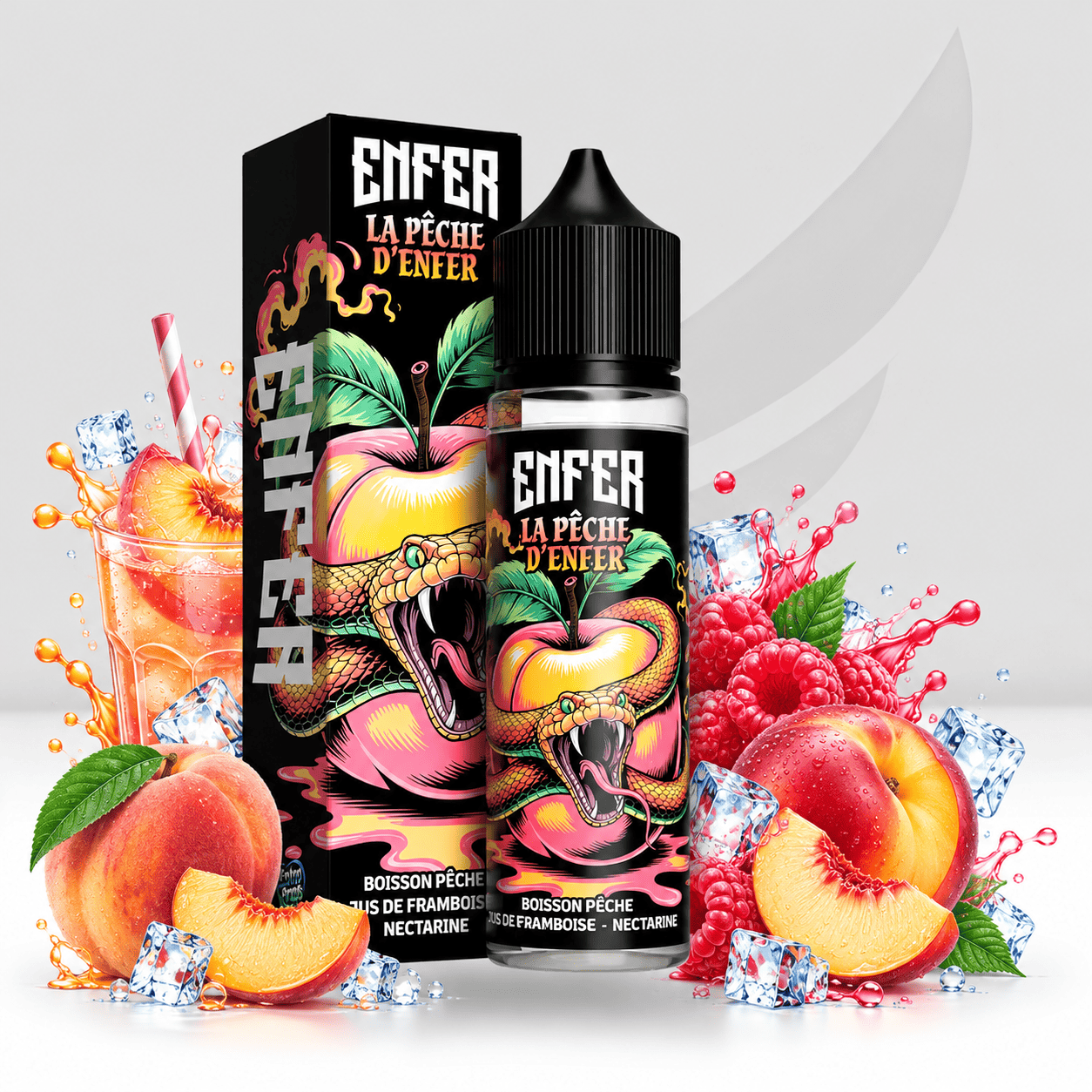 La Pêche d'ENFER- 50ml - Vape 47 Fuu